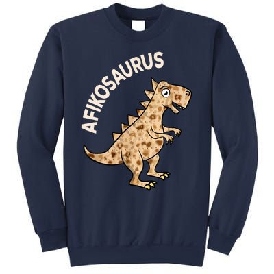 Dinosaur Afiko Hebrew Passover Jewish Funny Sweatshirt