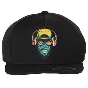 DJ Ape Headphones Wool Snapback Cap