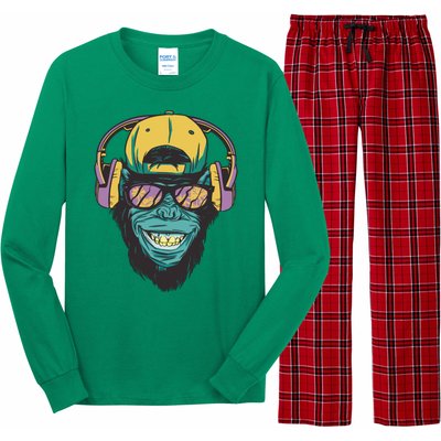 DJ Ape Headphones Long Sleeve Pajama Set