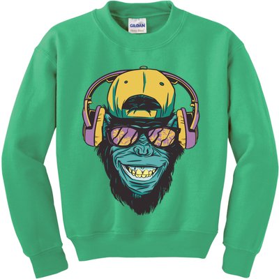 DJ Ape Headphones Kids Sweatshirt