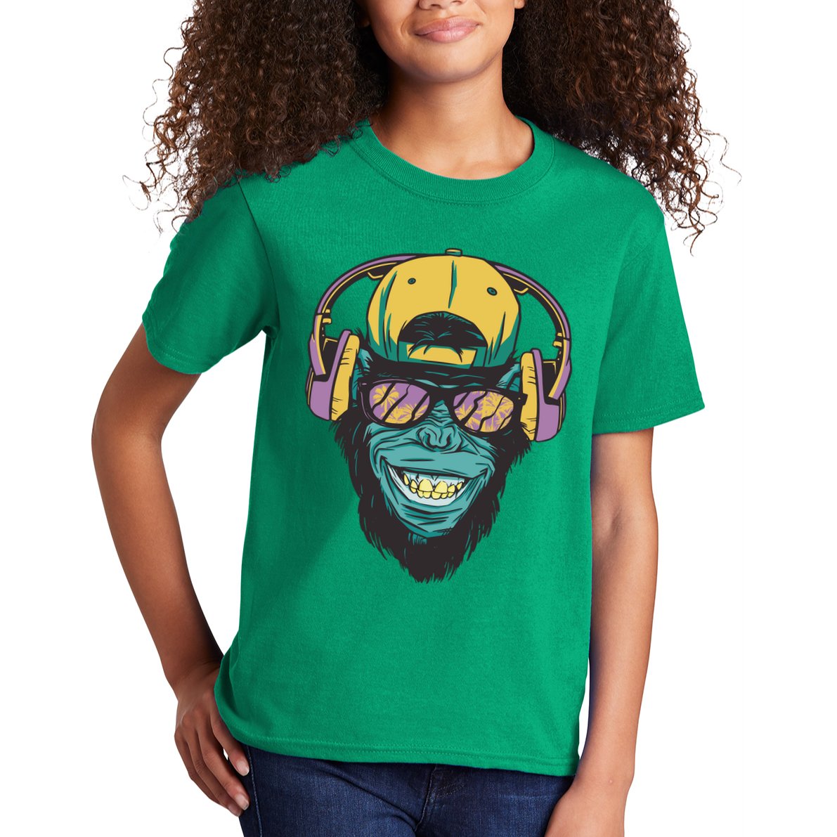 DJ Ape Headphones Kids T-Shirt