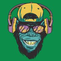 DJ Ape Headphones Kids T-Shirt