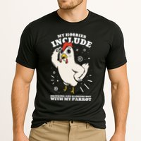 Drinking And Hanging Out With My Parrot Hobby Funny Cooling Performance Crew T-Shirt