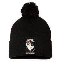Drinking And Hanging Out With My Parrot Hobby Funny Pom Pom 12in Knit Beanie