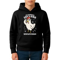 Drinking And Hanging Out With My Parrot Hobby Funny Kids Hoodie