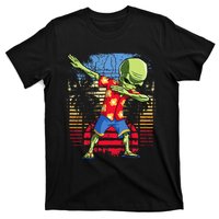 Dabbing Alien Hawaiian Ufo Hawaii Beach Surf Summer T-Shirt