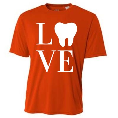 Dentist Assistant Hygienist Love Teeth Dental Gift Cooling Performance Crew T-Shirt