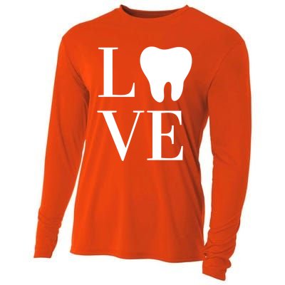 Dentist Assistant Hygienist Love Teeth Dental Gift Cooling Performance Long Sleeve Crew