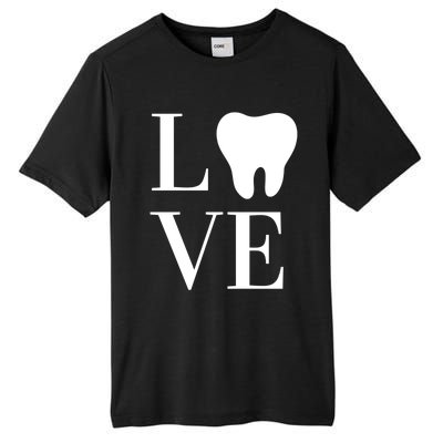 Dentist Assistant Hygienist Love Teeth Dental Gift Tall Fusion ChromaSoft Performance T-Shirt