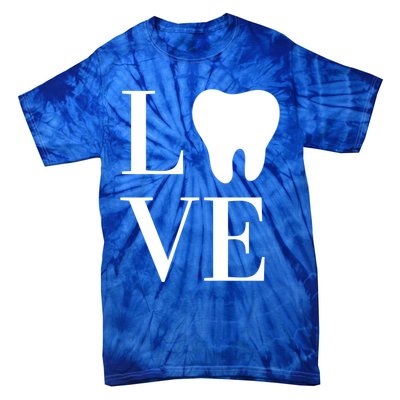 Dentist Assistant Hygienist Love Teeth Dental Gift Tie-Dye T-Shirt