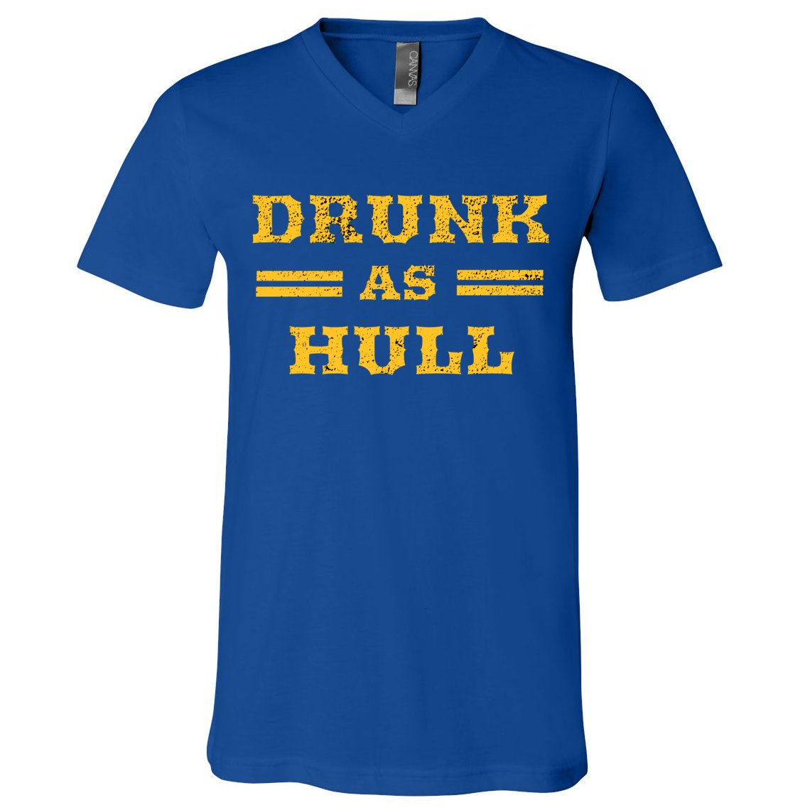 Drunk As Hull Gift V-Neck T-Shirt
