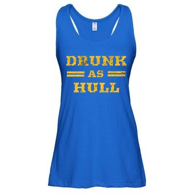 Drunk As Hull Gift Ladies Essential Flowy Tank