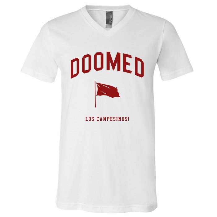 Doomed (All Hell) Los Campesinos V-Neck T-Shirt