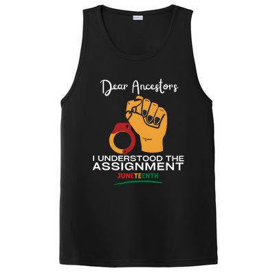 Dear Ancestors I Understood The Assignment Juneteenth PosiCharge Competitor Tank