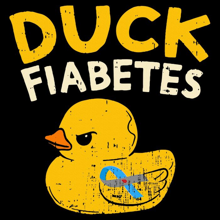 Diabetes Awareness I Duck Fiabetes I Cool Rubber Duck Impact Tech Backpack