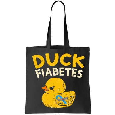 Diabetes Awareness I Duck Fiabetes I Cool Rubber Duck Bag