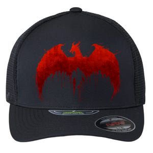 Dragon Age Ii Blood Dragon V1 Flexfit Unipanel Trucker Cap