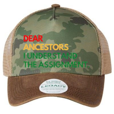 Dear Ancestors I Understand The Assignment Legacy Tie Dye Trucker Hat