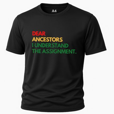 Dear Ancestors I Understand The Assignment Performance Shirt