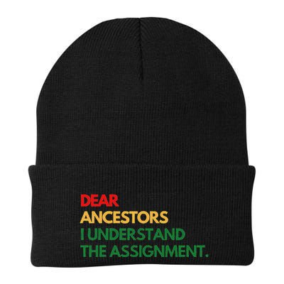 Dear Ancestors I Understand The Assignment Beanie