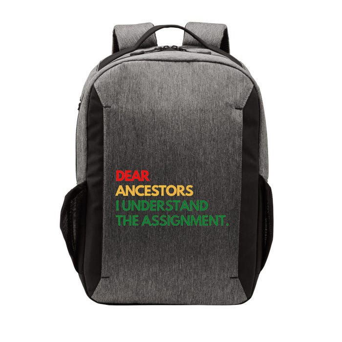 Dear Ancestors I Understand The Assignment Vector Backpack