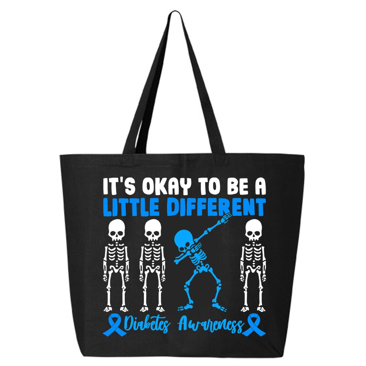 Diabetes Awareness It's Okay To Be A Different 25L Jumbo Tote