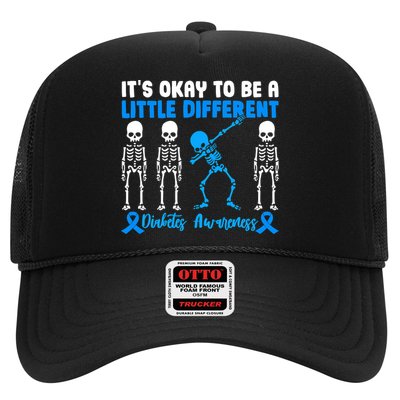 Diabetes Awareness It's Okay To Be A Different Trucker Hat