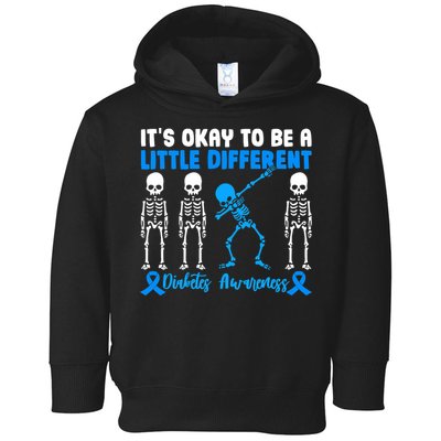 Diabetes Awareness It's Okay To Be A Different Toddler Hoodie