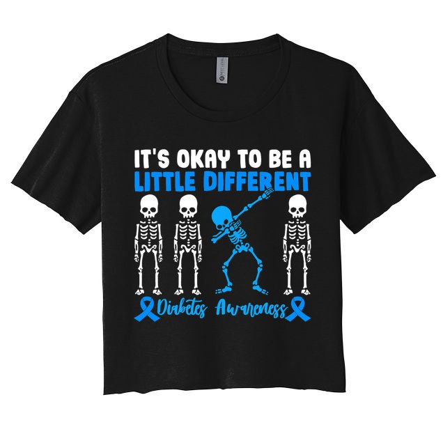 Diabetes Awareness It's Okay To Be A Different Crop Top