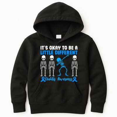 Diabetes Awareness It's Okay To Be A Different Kids Hoodie