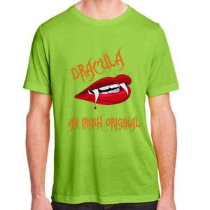 Dracula An Irish Original Spooky Halloween Vampire Fangs Adult ChromaSoft Performance T-Shirt