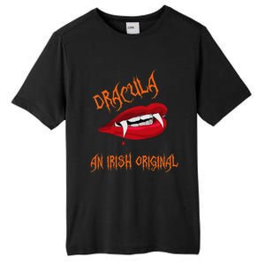 Dracula An Irish Original Spooky Halloween Vampire Fangs Tall Fusion ChromaSoft Performance T-Shirt