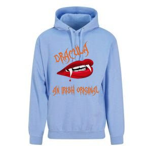 Dracula An Irish Original Spooky Halloween Vampire Fangs Unisex Surf Hoodie