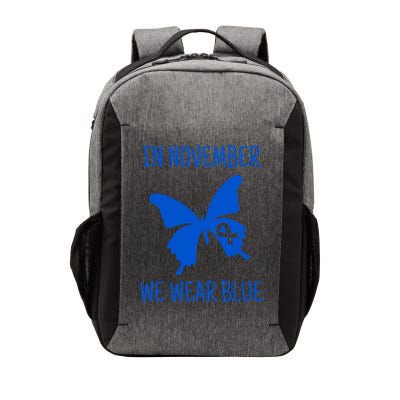 Diabetes Awareness In November We Wear Blue Vector Backpack