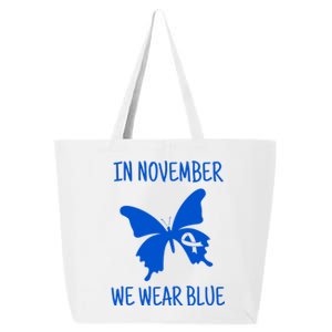 Diabetes Awareness In November We Wear Blue 25L Jumbo Tote