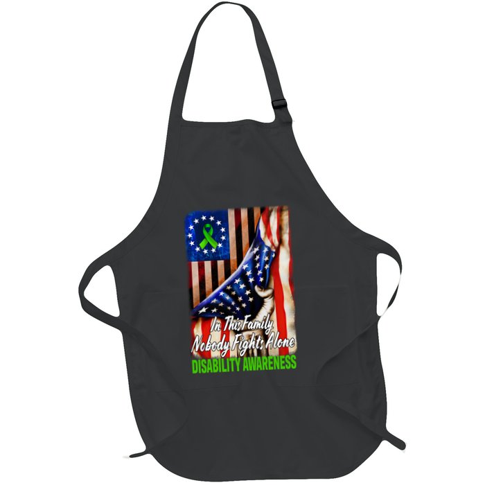 DISABILITY Awareness In This Family Nobody Fights Alone Classic Apron