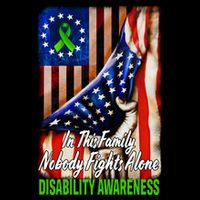 DISABILITY Awareness In This Family Nobody Fights Alone Classic Apron