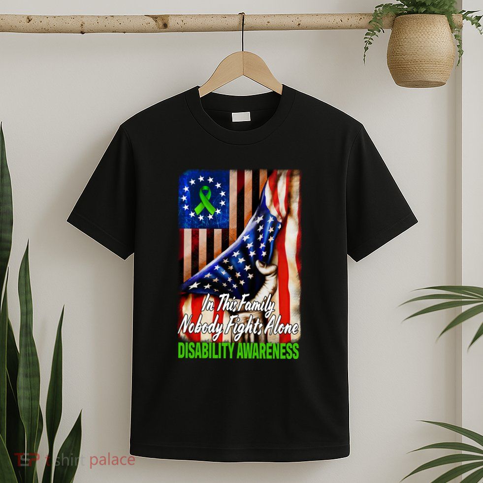DISABILITY Awareness In This Family Nobody Fights Alone Classic T-Shirt