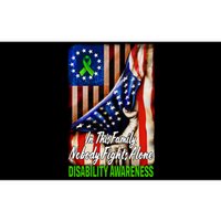 DISABILITY Awareness In This Family Nobody Fights Alone Classic Bumper Sticker