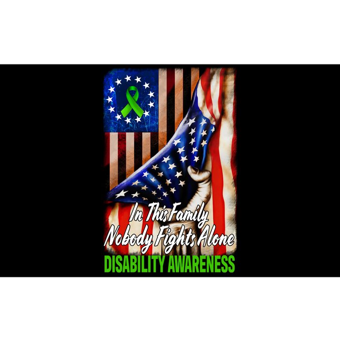 DISABILITY Awareness In This Family Nobody Fights Alone Classic Bumper Sticker