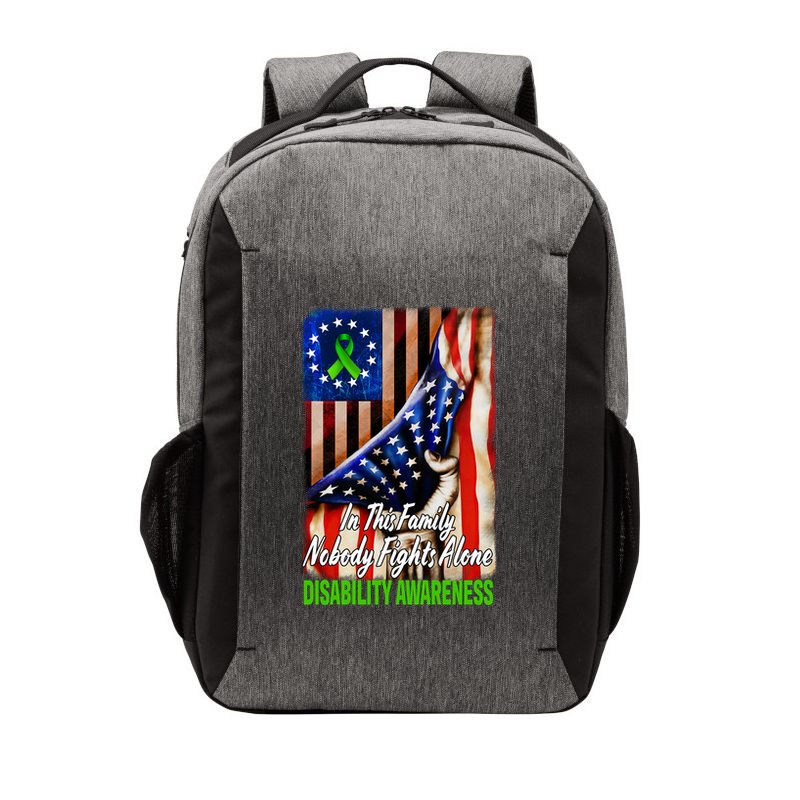 DISABILITY Awareness In This Family Nobody Fights Alone Classic Vector Backpack