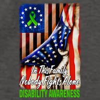 DISABILITY Awareness In This Family Nobody Fights Alone Classic Vector Backpack