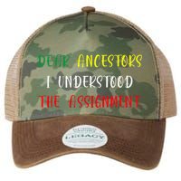 Dear Ancestors I Understood The Assignment Juneteenth Legacy Tie Dye Trucker Hat