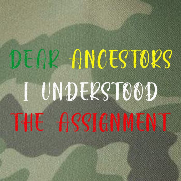Dear Ancestors I Understood The Assignment Juneteenth Legacy Tie Dye Trucker Hat