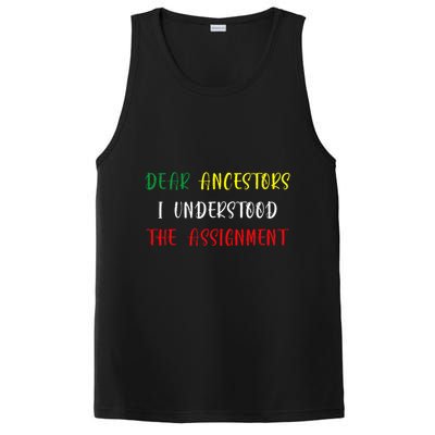 Dear Ancestors I Understood The Assignment Juneteenth PosiCharge Competitor Tank