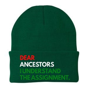 Dear Ancestors I Understand The Mission Knit Cap Winter Beanie