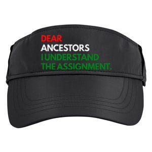 Dear Ancestors I Understand The Mission Adult Drive Performance Visor