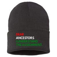 Dear Ancestors I Understand The Mission Sustainable Knit Beanie