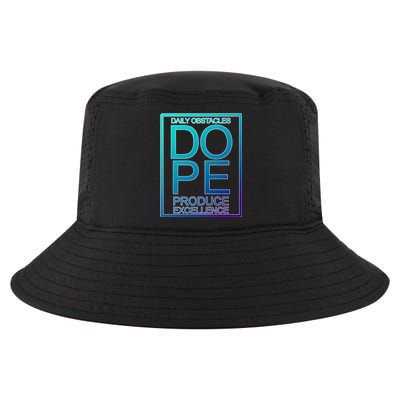 Daily Obstacles Produce Excellence DOPE Cool Comfort Performance Bucket Hat