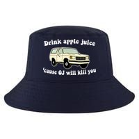 Drink Apple Juice Cause OJ Will Kill You Funny Cool Comfort Performance Bucket Hat